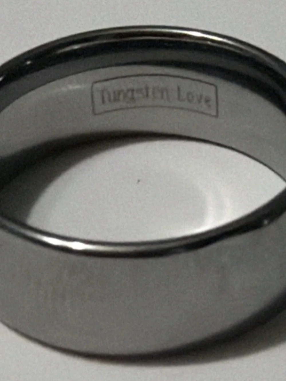 Men's Stainless Steel Tungsten Wedding  Ring
